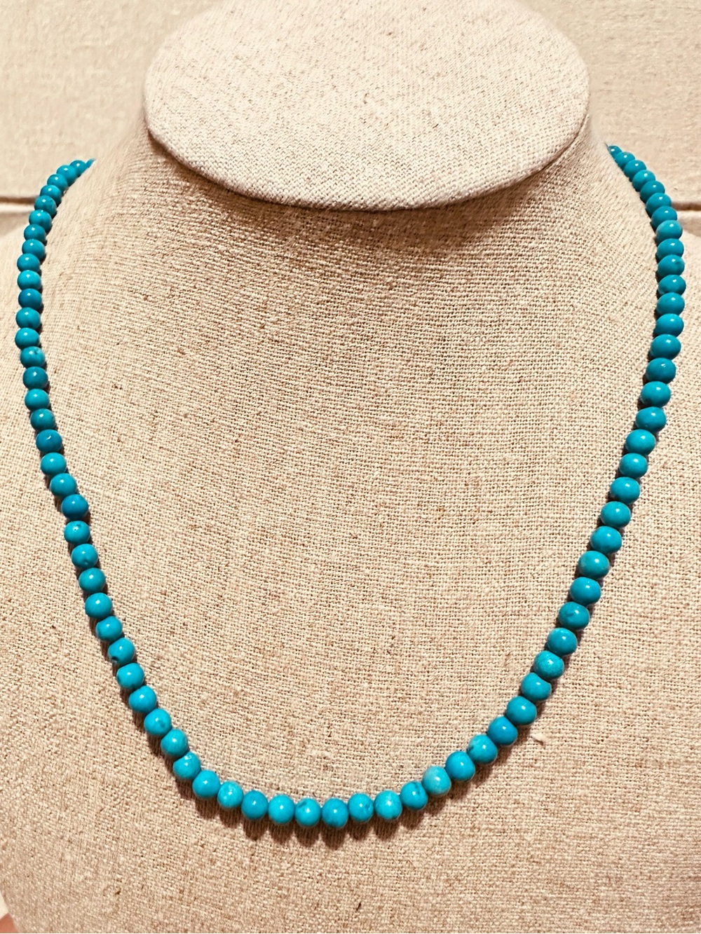 Vintage | Necklace | Vintage Turquoise Bead Necklace | One